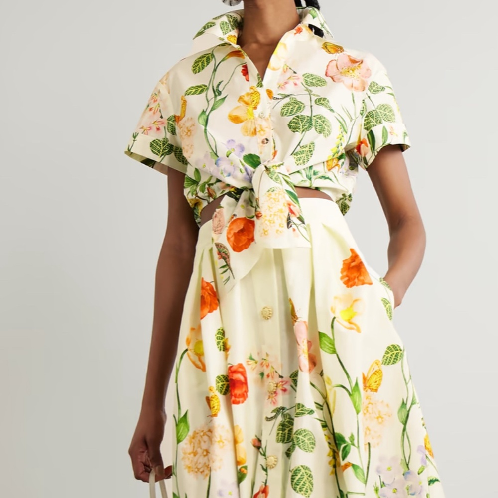 Cara Cara Floral Skirt and Top